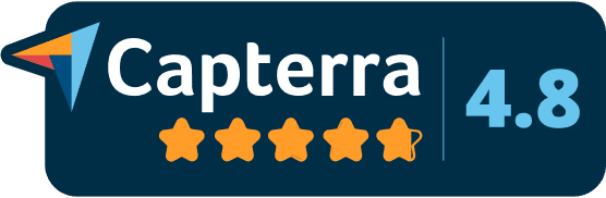 Capterra 4.8 rating