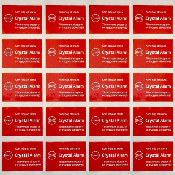 Dekal - Starta Crystal Alarm - (12-pack) - Image 2